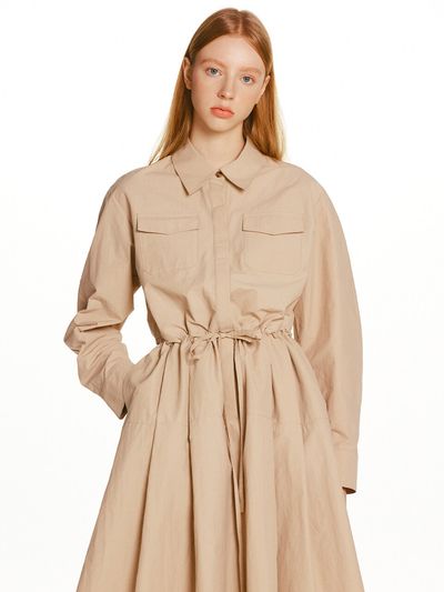 AND YOU Capri Drawstring Long Dress