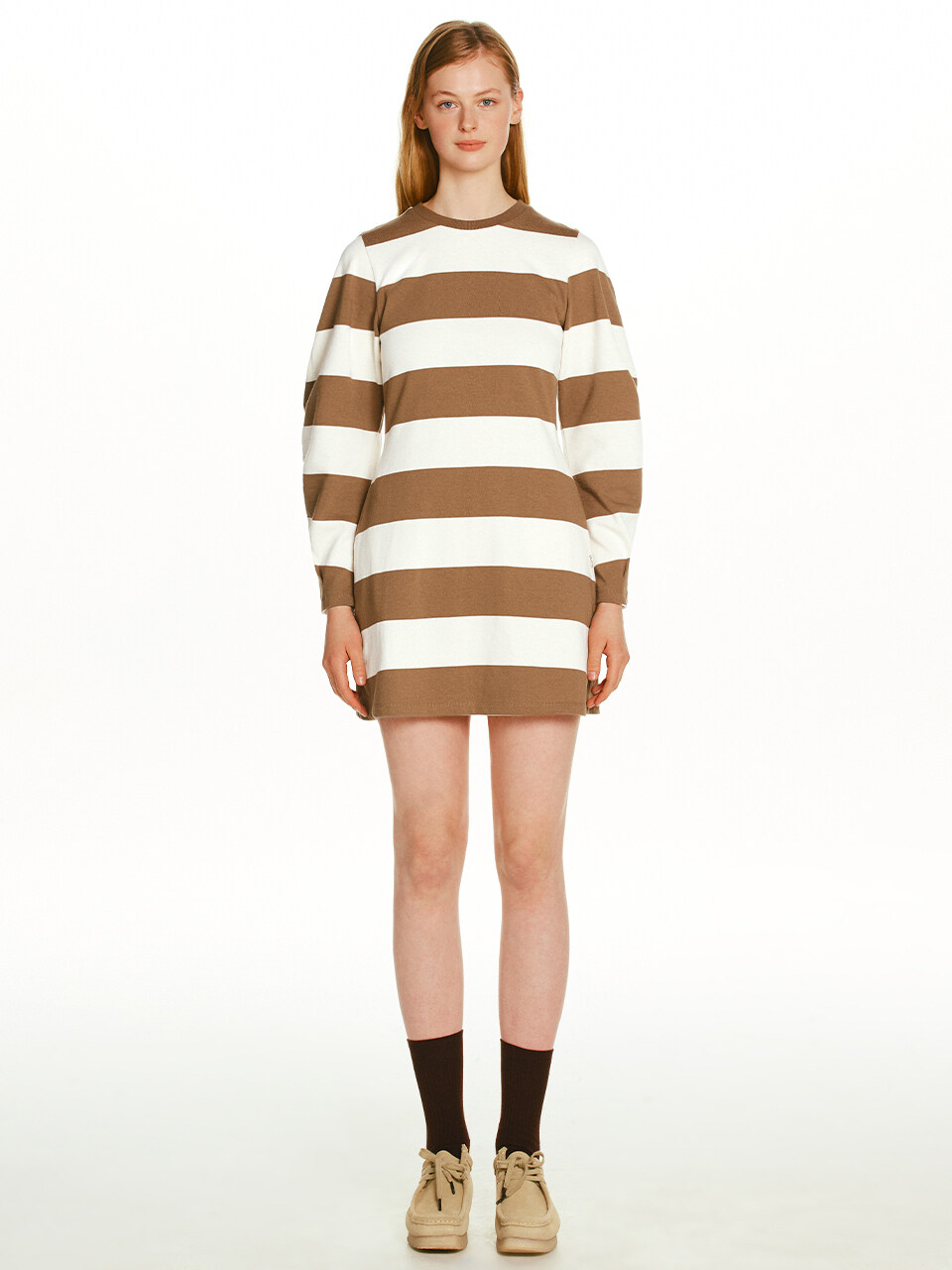 AND YOU Hammersmith Stripe Dress_Deep Navy