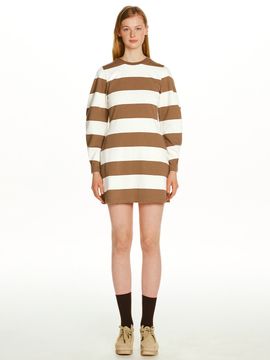 AND YOU Hammersmith Stripe Dress_Deep Navy