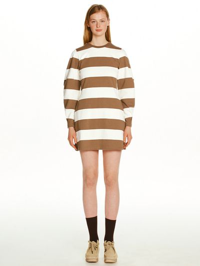 AND YOU Hammersmith Stripe Dress_Deep Navy
