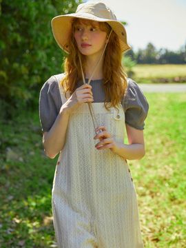 AND YOU Raymond Lace Overall