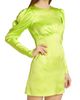 Andamane Women's Hope Satin Puff-Sleeve Minidress - 4