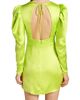 Andamane Women's Hope Satin Puff-Sleeve Minidress - 5