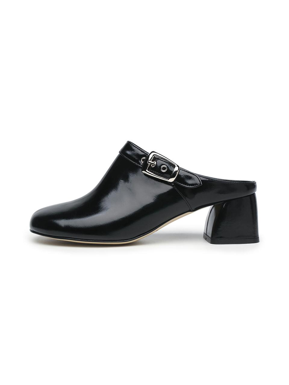 ANDBUTTERUM Balmy Mule Sandals [Black] (BF5APU08BK)