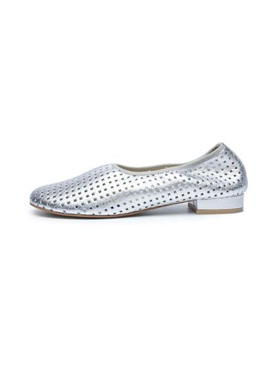ANDBUTTERUM Jolly Flat Ballet [Silver] (BF5APF04SV)