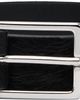 Anderson's Anderson's Black Narrow Pony Leather Buckle Belt - 1