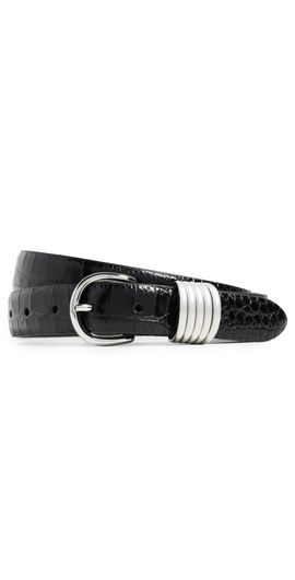 Anderson's Anderson's Faux Croc Leather Belt Black