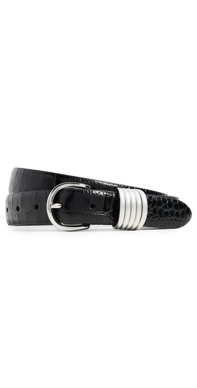 Anderson's Anderson's Faux Croc Leather Belt Black
