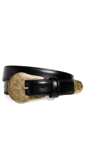 Anderson's Anderson's French Calf Leather Belt Black
