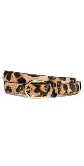Anderson's Anderson's Narrow Calf Hair Belt Leopard