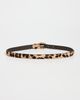 Anderson's Anderson's Narrow Calf Hair Belt Leopard - 4