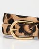 Anderson's Anderson's Narrow Calf Hair Belt Leopard - 5