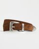 Anderson's Anderson's Narrow Casual Nubuck Belt Mid Brown - 2