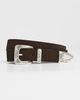 Anderson's Anderson's Narrow Casual Suede Belt Dark Brown - 2