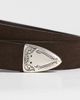 Anderson's Anderson's Narrow Casual Suede Belt Dark Brown - 5
