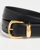 Anderson's Anderson's Narrow Semi Formal Calf Leather Belt Black - 5