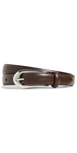 Anderson's Anderson's Skinny French Calf Leather Belt Brown