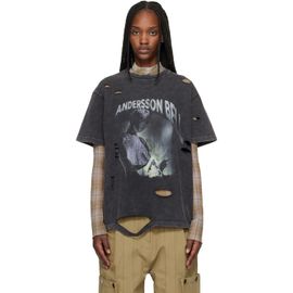 Andersson Bell Andersson Bell Black & Beige Layered Live Printed T-shirt Set