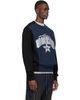 Andersson Bell Andersson Bell Black & Navy Arch Logo Layered Sweatshirt - 2