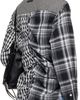 Andersson Bell Andersson Bell Black Shirred Check Shirt - 3