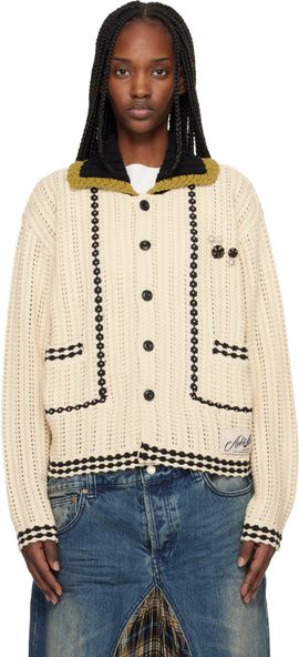 Andersson Bell Andersson Bell Off-White New Fantasia Collar Cardigan