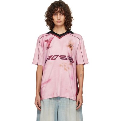 Andersson Bell Andersson Bell Pink Printed Football Jersey T-shirt