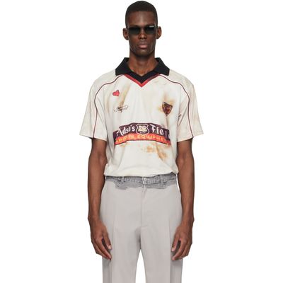 Andersson Bell Andersson Bell White Dust Printed Football Jersey T-shirt