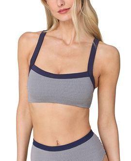 Andie Andie Women's Davenport Square Neck Bikini Top