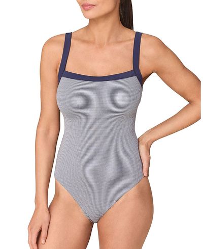 Andie Andie Women's Davenport Square Neck One Piece Swimsuit