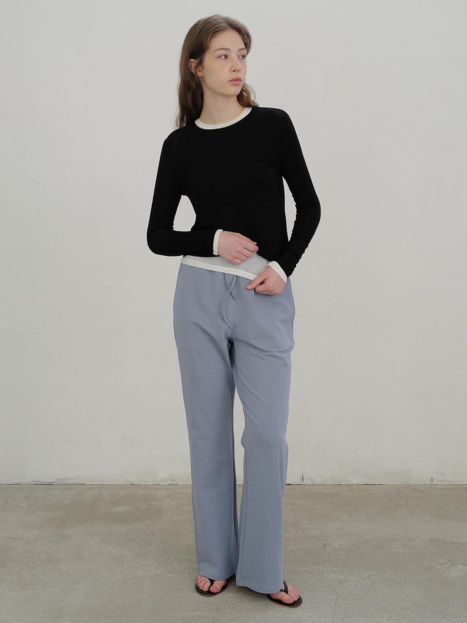 ANDNEEDS Essential tencel tee (black)