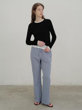 ANDNEEDS Essential tencel tee (black)
