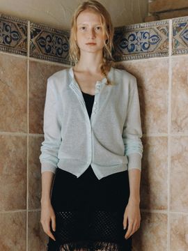 ANDNEEDS Gemma Round Cardigan [Green]