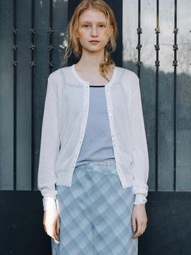 ANDNEEDS Gemma Round Cardigan (WHITE)