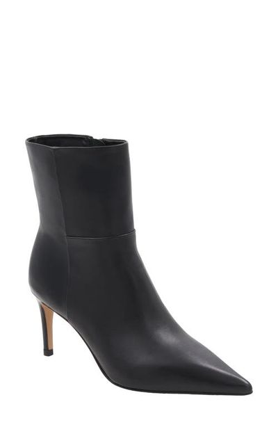 André Assous André Assous Bria Leather Pointed Toe Ankle Bootie