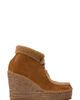 André Assous André Assous Genuine Shearling & Suede Wedge Bootie - 3