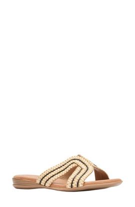 André Assous André Assous Nade Raffia Slide Sandal