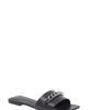 André Assous André Assous x Bre Tiesi Alia Leather Slide Sandal - 1
