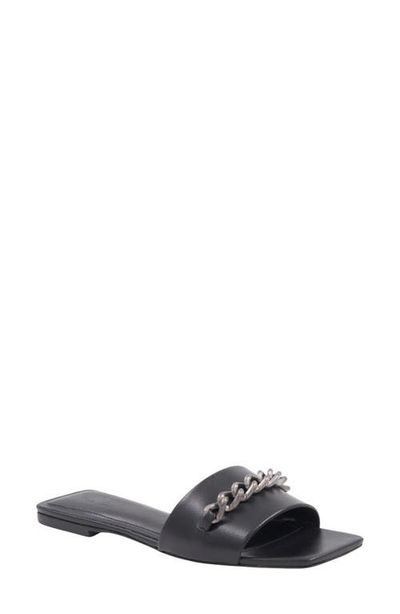 André Assous André Assous x Bre Tiesi Alia Leather Slide Sandal