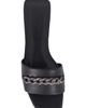 André Assous André Assous x Bre Tiesi Alia Leather Slide Sandal - 5