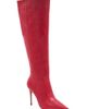 André Assous André Assous x Bre Tiesi Imani Leather Pointed Toe Knee High Boot - 1