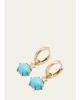 Andrea Fohrman Mini Cosmo Hoop Earrings in Turquoise - 3