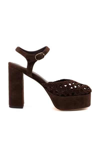 Andrea Gomez Andrea Gomez Beatriz Suede Platform Sandals