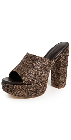 Andrea Gomez Andrea Gomez Fabiola Sandals Fabiola Brown Raffia