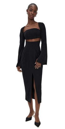 Andrea Iyamah - Women's Essi Abstract Cotton Maxi Dress