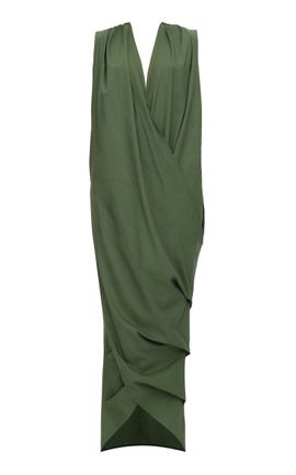 Andrea Iyamah - Women's Essi Abstract Cotton Maxi Dress