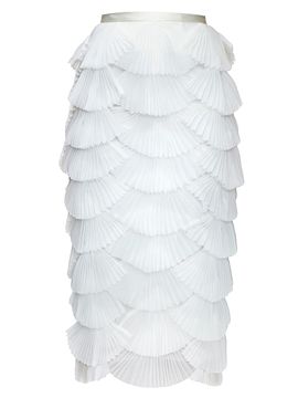 Andrea Iyamah Women's Ari Scalloped Midi-Skirt