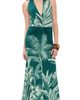 Andres Otalora Andres Otalora Amara Pura Maxi Dress Maxi Dark Teal Jungle - 1