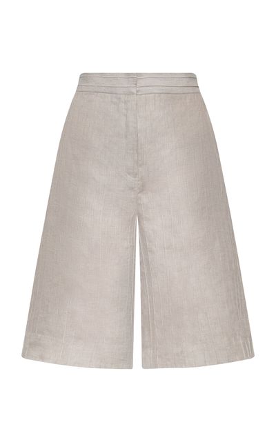 Andres Otalora Andres Otalora Caribe Linen Bermuda Shorts
