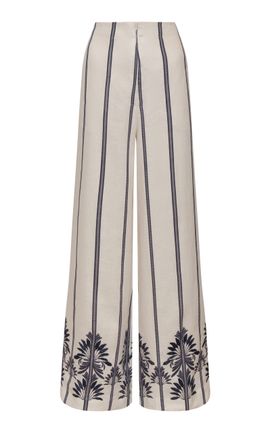 Andres Otalora Andres Otalora Del Cardon Embroidered Linen Pants