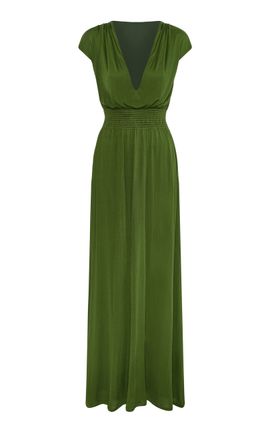 Andres Otalora Andres Otalora Dices Silk Maxi Dress